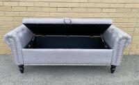 Brand New Zakhar Button Tufted Storage Bench, Preassembled, 53x18x16&rdquo;; Retails for over $160.00