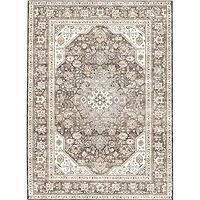New Hiloruug 9 by 12' Farmhouse Area Rug W23032J Retails for $180 Washable<br/>