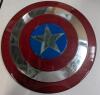New EXNOT Captain America Shield - Handmade Replica First Avenger Shield Metal Prop Shield, Red and Silver, 22 Inches. Retails for $164 - 2