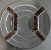 New EXNOT Captain America Shield - Handmade Replica First Avenger Shield Metal Prop Shield, Red and Silver, 22 Inches. Retails for $164 - 3