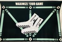 Soccer Agility Training Mat with Anti-Slip Socks