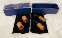 4 Cigar Mouthpiece Holders, Includes 2 Bags - See Photos for Sizes