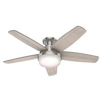 New - Hunter Avia 48" Ceiling Fan , Brushed Nickel . Model # 59416 . Some Assembly Required . Retail $165