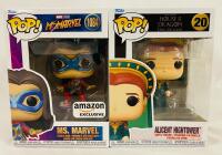 2 New Funko Pops, Includes Ms. Marvel Bobblehead and Alicent Hightower Vinyl Figure (House of the Dragon)