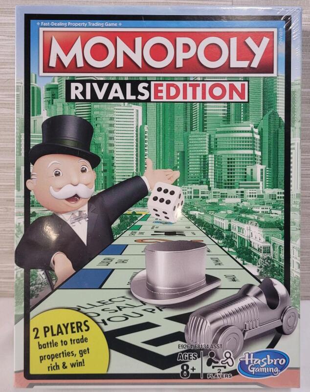 New , Sealed - Monopoly Rivals Edition Board Game .