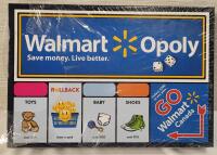 New , Sealed - WalmartOply Board Game , Monopoly Style Game . Cellophane Has Come Loose .
