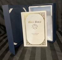 New in Box 8.5&rdquo; Dove of Peace Catholic Edition Bible