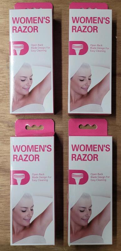 Four (4) New DreamGenius 2-Pack Women's Razors . Four (4) Packs , 2 Per Pack