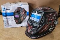 As New - Miller Classic Series Welding Mask . Paint Flaking on Front