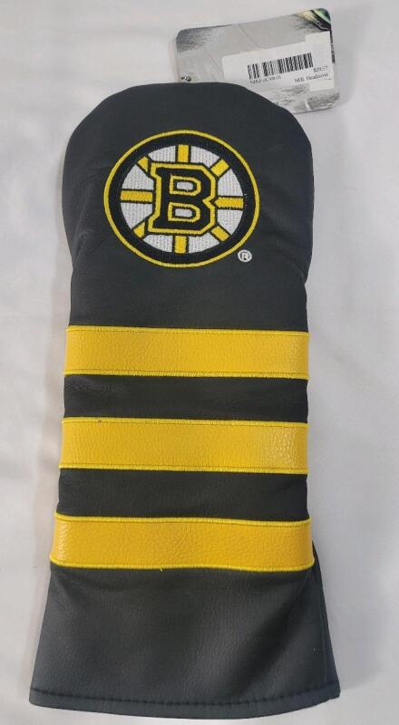 New - NHL Hockey Boston Bruins Golf Club Head Cover .