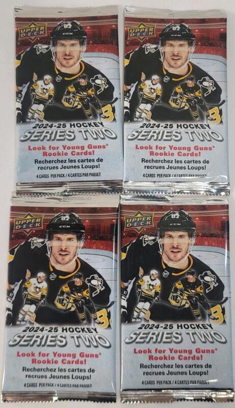 2024-25 Upper Deck Series Two NHL Hockey Trading Card Wax Packs , Sealed
