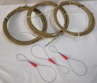 Three (3) New 10 meter (30ft.) Electrical Fish Line Rolls