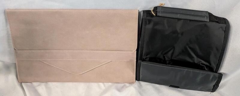 2 New Thirty-One Carrying Devices. Laptop Sleeve and Lunch Bag. Laptop Sleeve Measures 16.5" from Corner to Corner. Likely Holds 15" Laptop Bag.