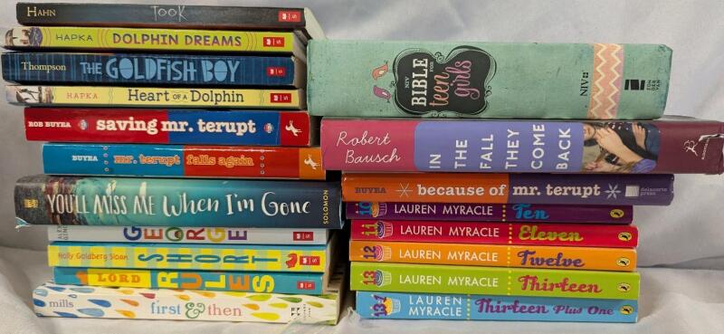 19 Early Readers/Teen Books. 4 Hardcover. See Photos for Titles.