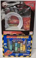 New Children's Lot - Disney Cars Mealtime Set & New Rushhour Game for Ages 8+