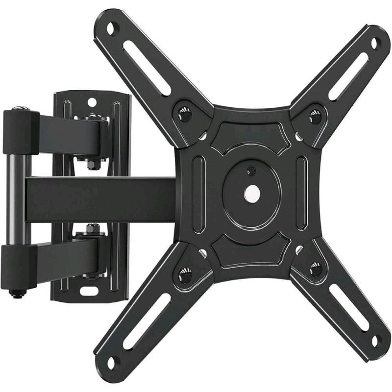 New ELIVED Full Motion TV Monitor Wall Mount for Most 14-42 Inch LED LCD Flat Screen TVs & Monitors, Swivels Tilts Extension Rotation, Bracket Max VESA 200x200mm, up to 33 lbs.
