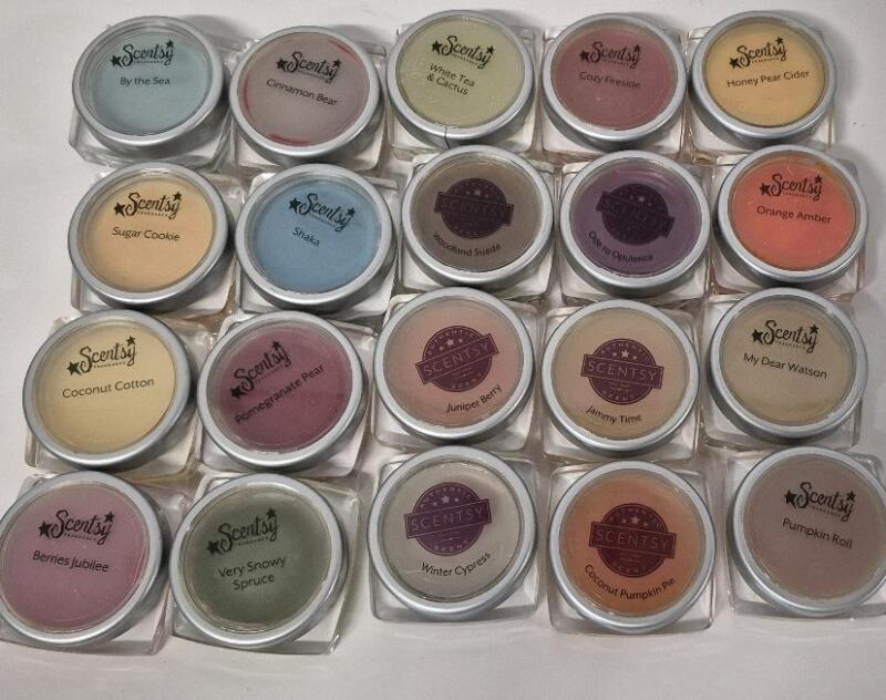 20 Scentsy Scent Melts Various Scents