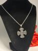 Celtic Knot & Viking Runes Cross TOGA PULLA Pendant Necklace 316L<br/>Stainless Steel Durable & Hypoallergenic Pendant 2&rsquo;&rsquo; with Bale Chain 22 inch - 4