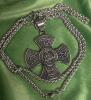 Celtic Knot & Viking Runes Cross TOGA PULLA Pendant Necklace 316L<br/>Stainless Steel Durable & Hypoallergenic Pendant 2&rsquo;&rsquo; with Bale Chain 22 inch - 6