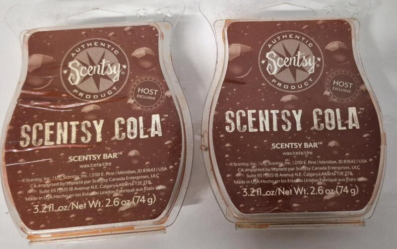 2 New SCENTSY BARS SCENTSY COLA 74g