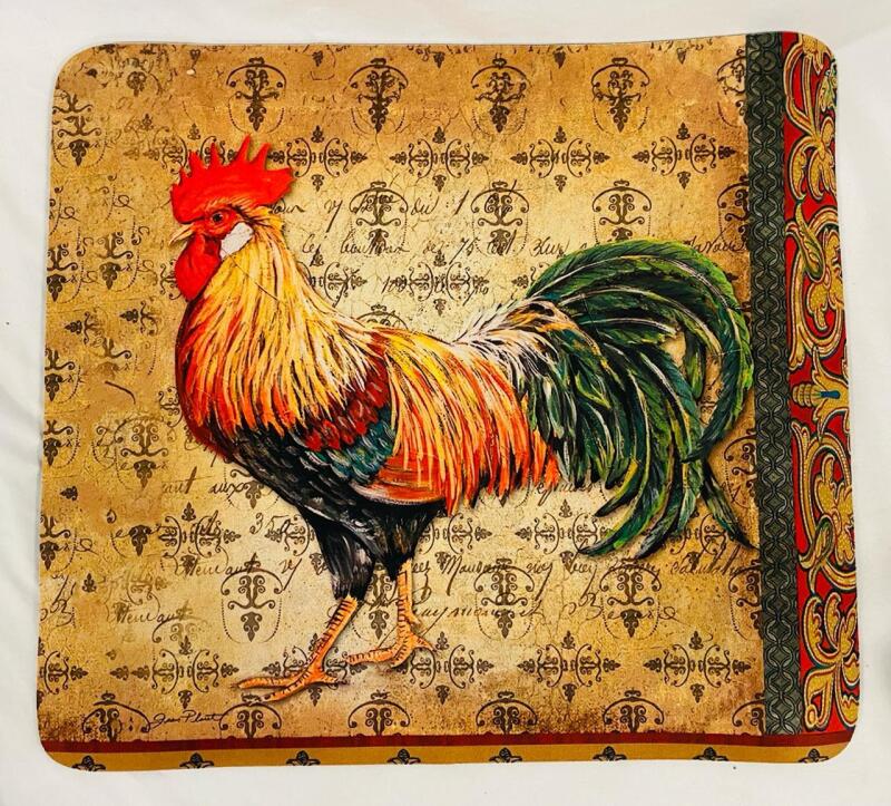Large Rooster Mouse Pad/Desk Pad, 17.5x15.5&rdquo;