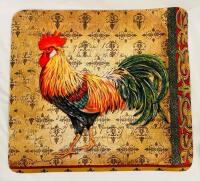 Large Rooster Mouse Pad/Desk Pad, 17.5x15.5&rdquo;