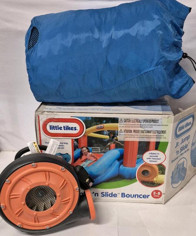 Children's Little Tikes Jr. JUMP AND SLIDE BOUNCER in Original Box for Ages 2-8