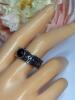 Size 11 925 Sterling Silver Celtic Knot Ring with Black Onyx Vintage Braided Texture Infinity Symbol - 3