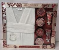 New Air & Water Spa Gift Set - sz O/S Robe, Body Butters x4 30mL & Hand Cream x2 50mL