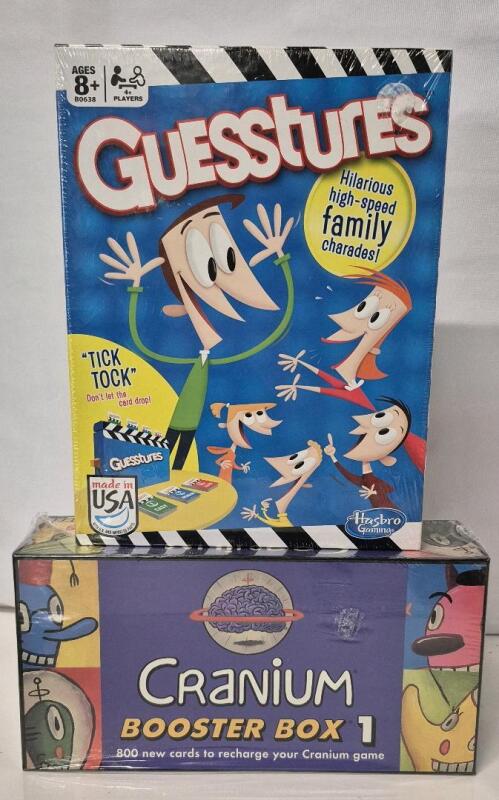 New Family Guesstures Game for Ages 8+ & New Cranium Booster Box 1
