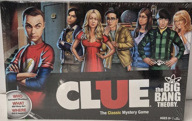 New The Big Bang Theory Clue Classic Mystery Game Ages 8+