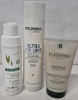 [See Desc] 3 Hair Products: Goldwell Ultra Volume Shampoo 300mL, Rene Furterer Paris Shampoo 150mL, & Klorane Dry Shampoo 50g