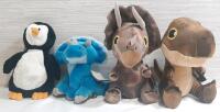 4 Stuffed Plushes (About 10" Tall)