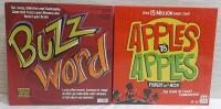 As New Buzz Word & Apples to Apples Games