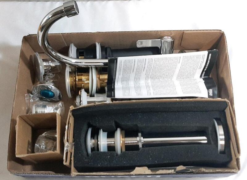 Lot of Plumbing Hardware, Including Sink Tap, Mounting Rings And More