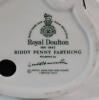 Royal Doulton " Biddy Penny Farthing " Figurine , HN 1843 . Measures 8 &frac34;" tall . No chips or cracks - 5