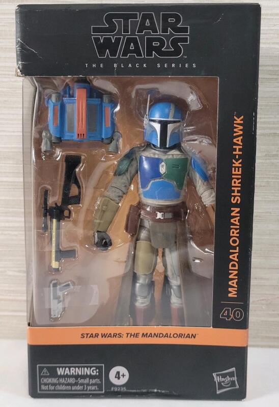 Star Wars The Black Series - Star Wars : The Mandalorian . Mandalorian Shriek-Hawk Action Figure , Sealed