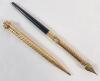 Vintage Wahl Eversharp Gold Filled Mechanical Pencil (100mm) & Vintage Fountain Pen w/"Speenball" B-5&frac12; Nib .