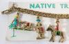 Vintage 1960s Mexico " Native Transportation " Tourist Souvenir Bracelet . Measures 6 &frac34;" long . - 2