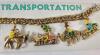 Vintage 1960s Mexico " Native Transportation " Tourist Souvenir Bracelet . Measures 6 &frac34;" long . - 3