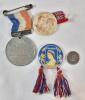 Three (3) Vintage 1937 (2) & 1953 (1) Royal Family Coronation Pins & Medal - 5