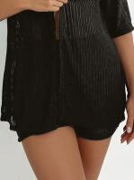 New Sz XS Ladies&rsquo; Swimsuit Cover | 2 pc Open Front and Shorts