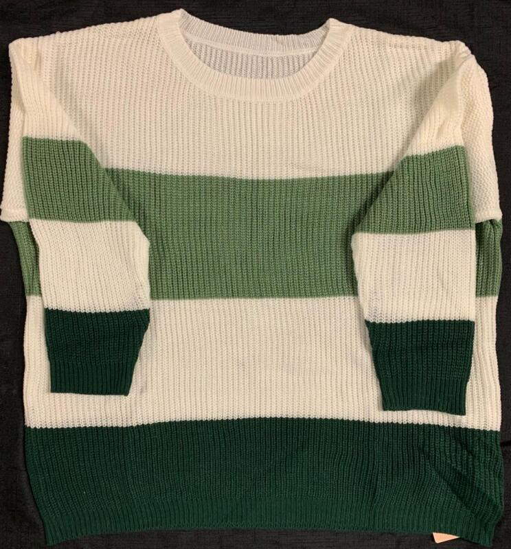 New Sz 14-16 Ladies&rsquo; Colour Block Sweater