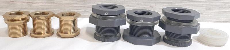 Solid Brass, Rubber and Plastic Rings