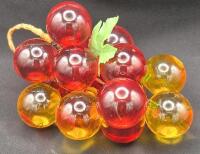 Vintage Lucite Grapes 8.5" Long