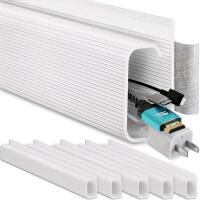 New EVEO Cable Management' J Channel Cord Cover- Cable Raceway 96" Total. (6x 16" Pieces). Retails for $53