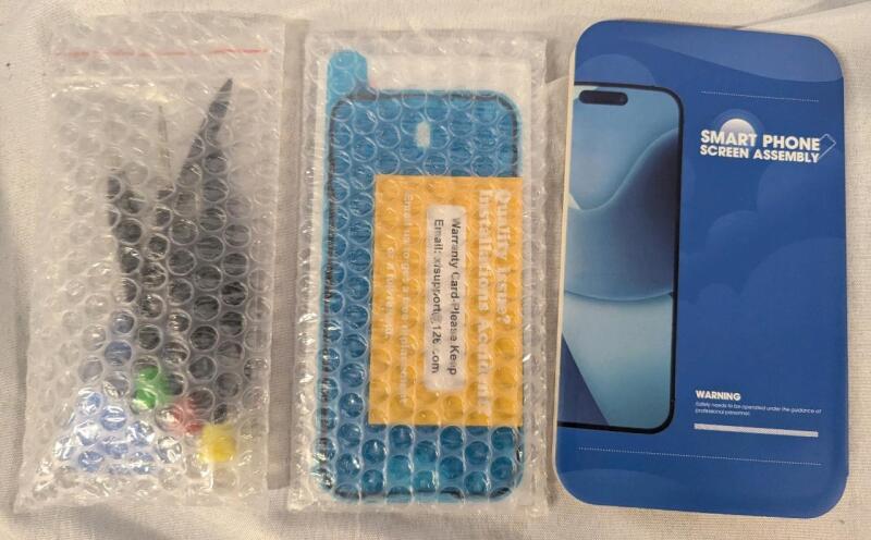 New iPhone 15 Phone Screen Assembly.