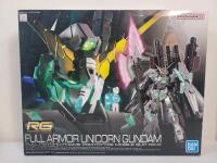 New - Bandai Namco FULL ARMOR UNICORN DUNDAM Model Kit , 1/144 Scale . Full Psycho-Frame Prototype Modile Suit RC-O . Retail $90