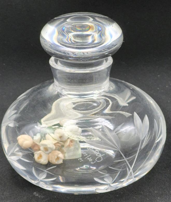 Vintage Limited Edition Jontue Perfume Bottle #606/1500 - 4" Tall Signed