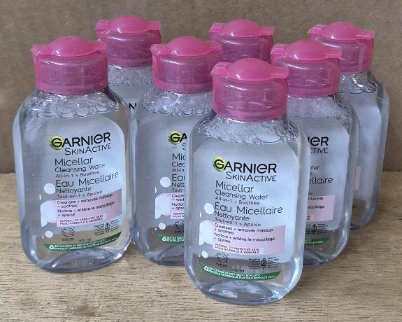 7 New Garnier Skin Active Cleansing Water All in 1 + Soothes 100mL